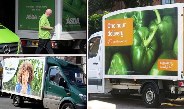 Asda, Sainsbury's and Morrisons share how to get delivery as slots 'snapped up quickly'