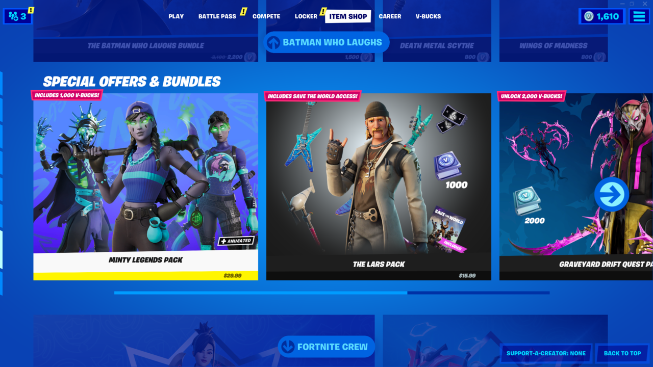 What's In The Fortnite Item Shop Today - November 3, 2021: Minty Legends Pack And More