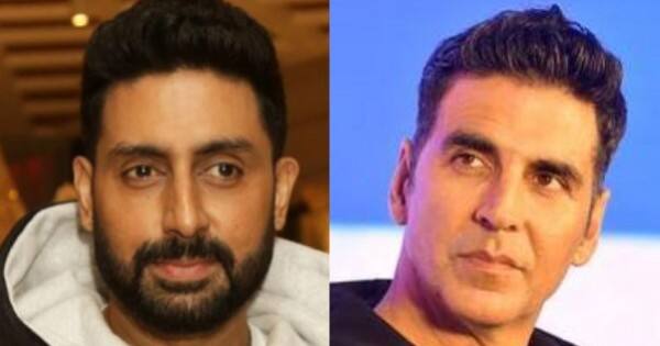 'Not fair,' says Abhishek Bachchan as a film exhibitor heaps praises on Akshay Kumar while taking a jibe at ot