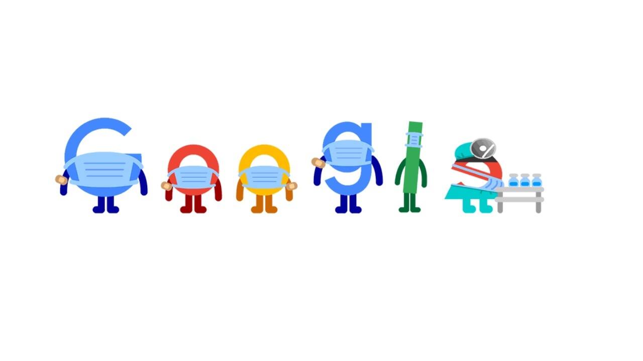 Today's Google Doodle is an adorable reminder to wear a mask and get vaccinated-Health News , Firstpost