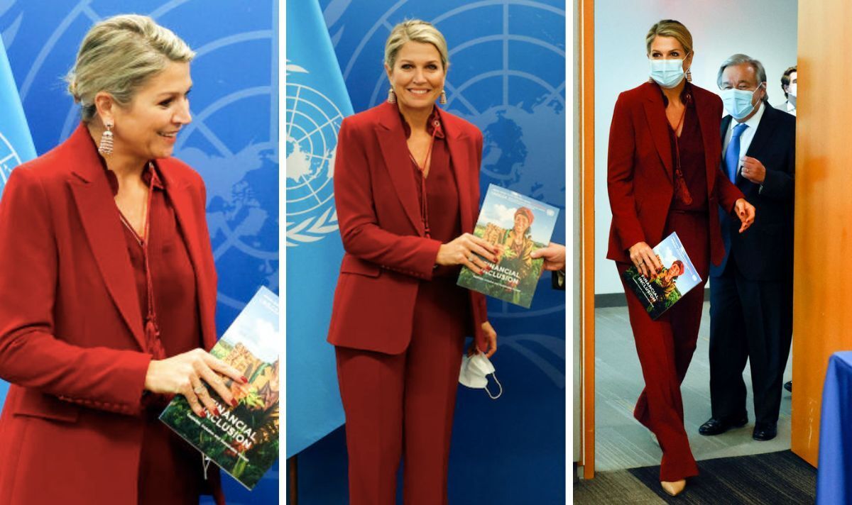 Queen Maxima wows in head-to-toe red - 'one of her favourites'