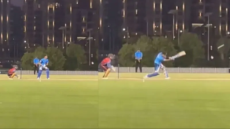 [Watch]: DC's Shreyas Iyer smashes a huge six at ICC Academy ground in lead-up to IPL 2021 resumption