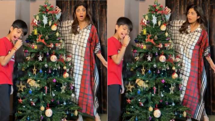 What is Shilpa Shetty's favourite Christmas tradition?