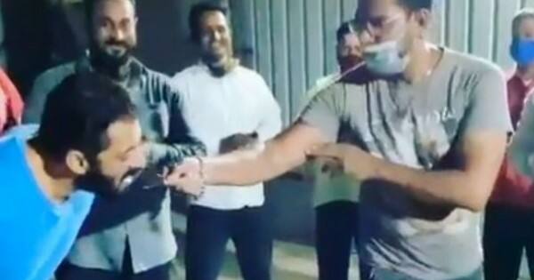 Salman Khan's way of eating cake would impress the fitness freaks all over the world — watch video | Bollywood