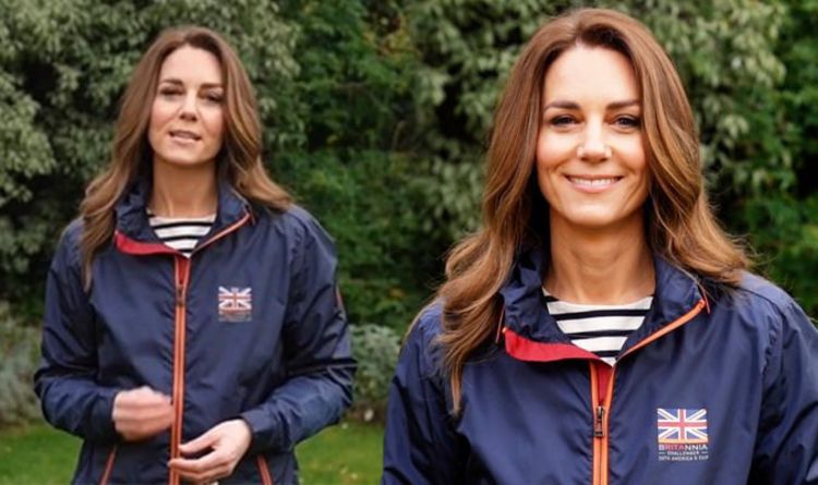 Kate Middleton stuns in white and navy shirt to share 'exciting' Prince William memory