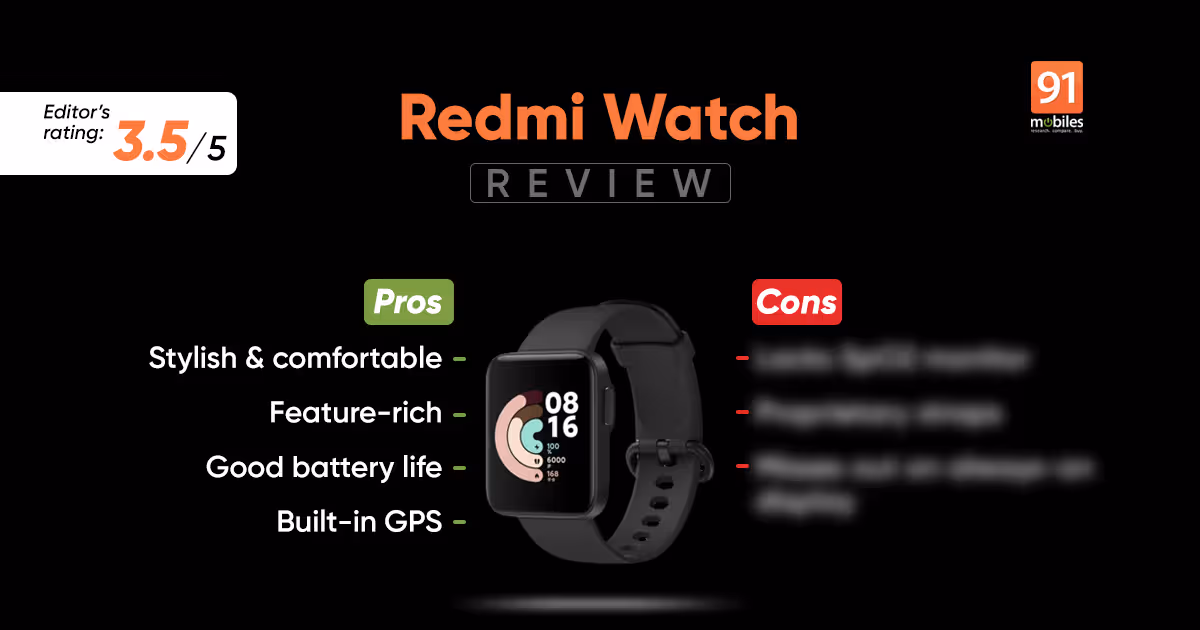 Redmi Watch review: a capable wearable for budget-minded fitness buffs