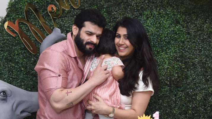 Karan Patel, wife Ankita Bhargava celebrate daughter Mehr’s first birthday. Inside photos, videos