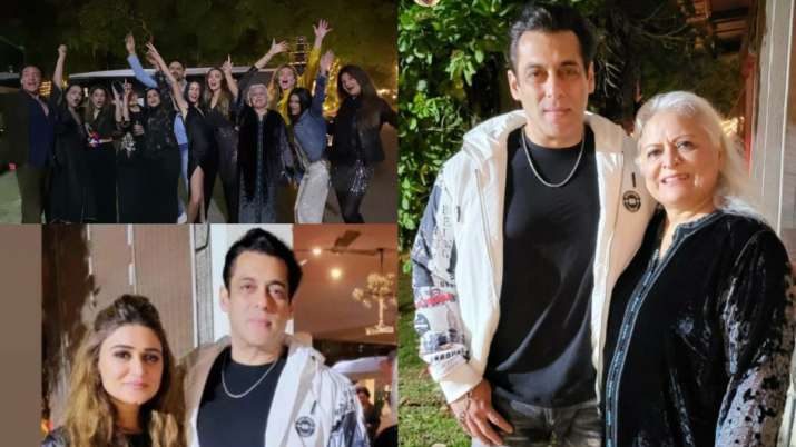 Sneak peek into Salman Khan's New Year celebrations with Lulia Vantur, Sangeeta Bijlani, Bina Kak & others