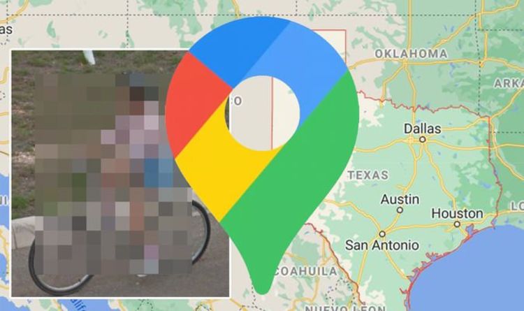 Google Maps Street View: Google blurs out