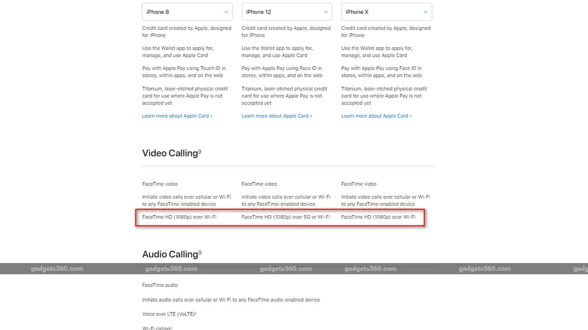 iPhone 8 Series, Later Models Now Support 1080p FaceTime Calls Over Wi-Fi