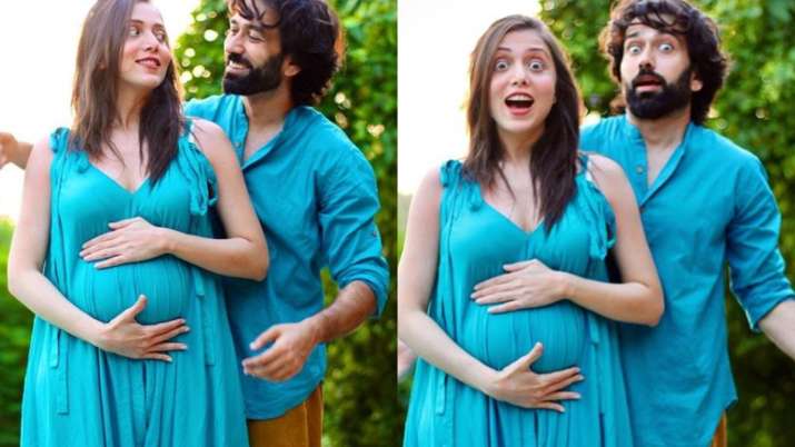 Nakuul Mehta and wife Jankee Parekh's pregnancy announcement is super adorable. See pics and video