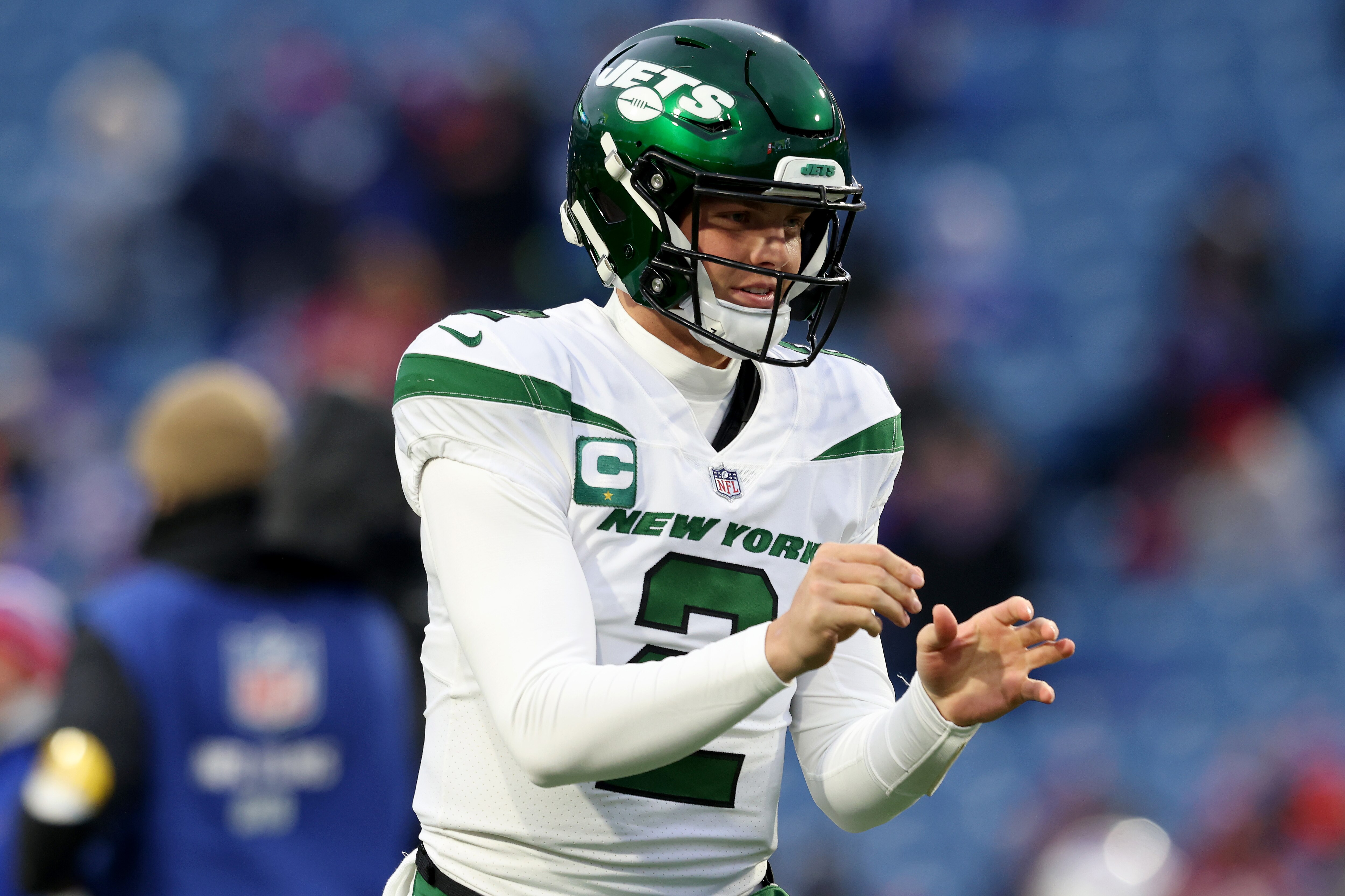 Jets HC Robert Saleh Says Zach Wilson 'Looks Beefy in a Good Way'