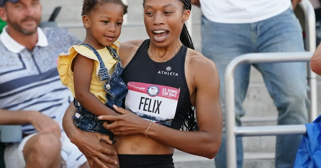 U.S. Olympic Track and Field Trials: Allyson Felix Qualifies