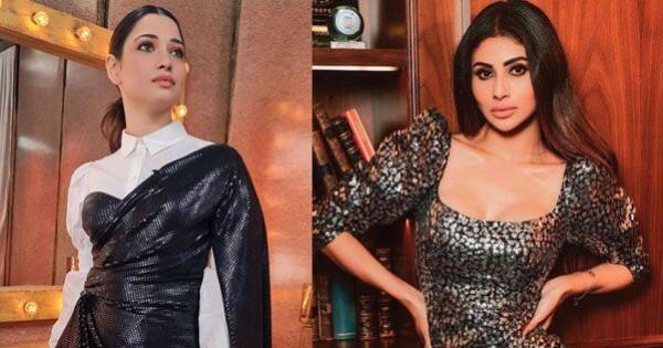 Best Dressed: Tamannaah, Mouni Roy and other beauties brought black and metallics back in vogue | Bollywood Li