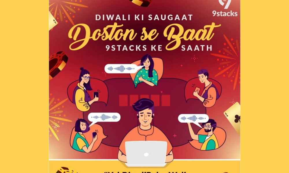 9stacks launches “Yeh Diwali Poker Wali” Campaign Tapping Into their ‘Voice Enabled Private Table’ Feature