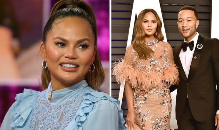 Chrissy Teigen tearful as she finally receives piles of lost letters sent after baby loss