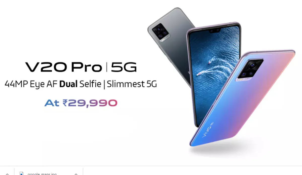 Vivo V20 Pro 5G With Snapdragon 765G SoC, Dual Selfie Camera Launched in India