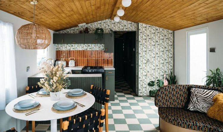 'Palm Springs meets Pontins': Inside the UK's poshest caravan with access to rooftop pool