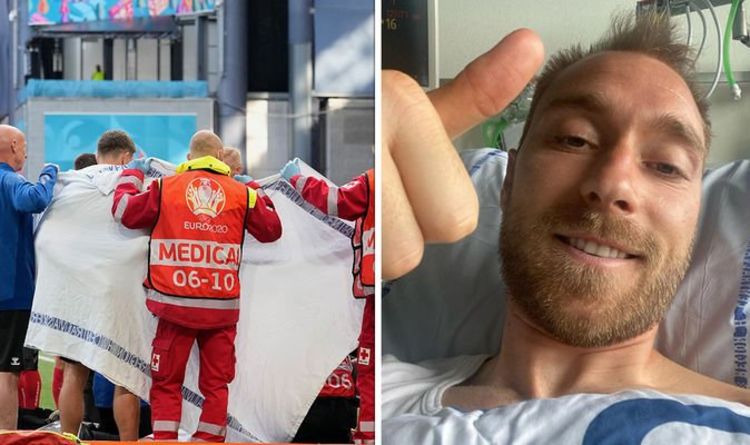 Christian Eriksen posts on social media for first time since Euro 2020 collapse
