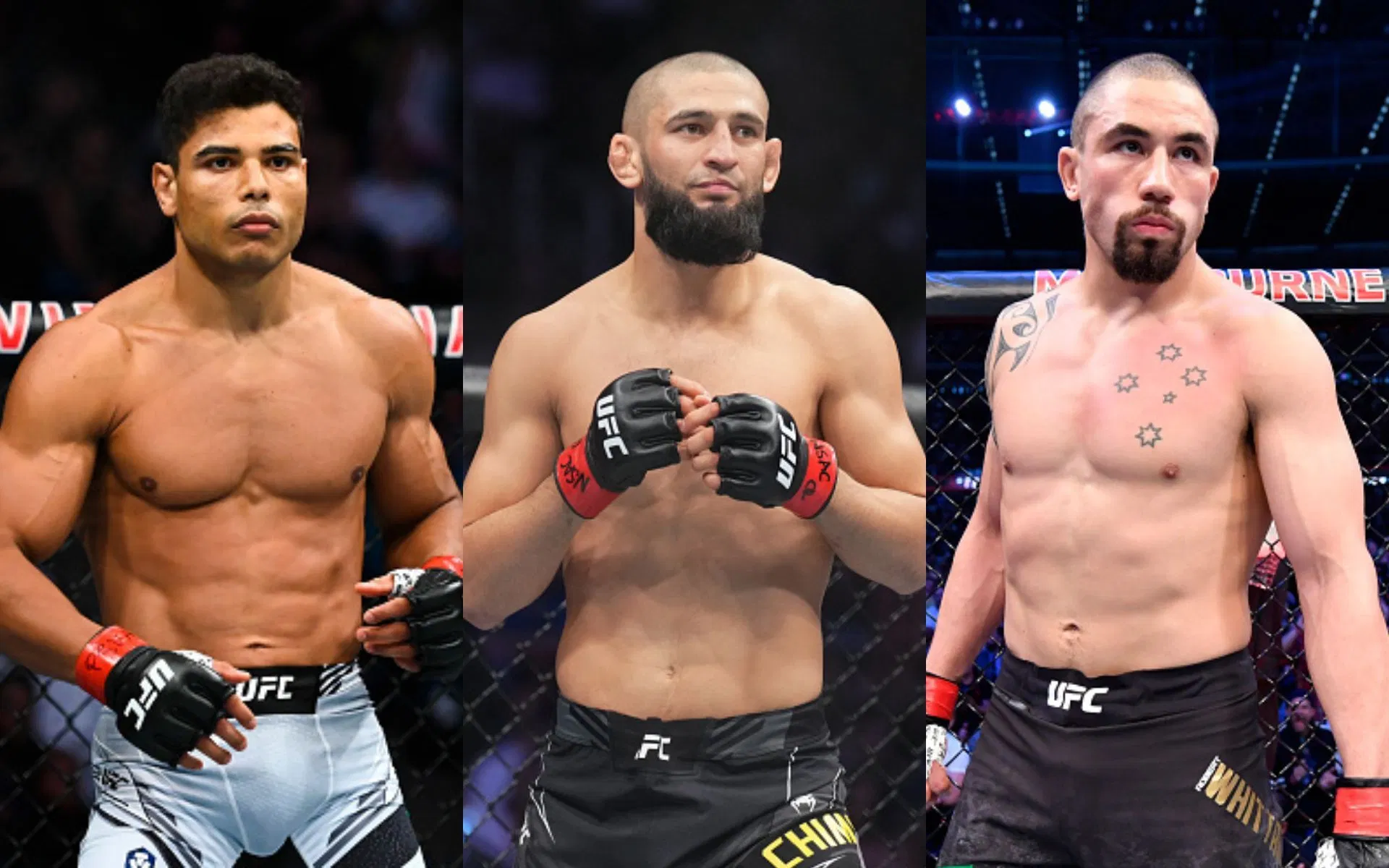 "He's scared as fu**, he will not fight me" - Paulo Costa adamant Khamzat Chimaev is avoiding him, calls for R