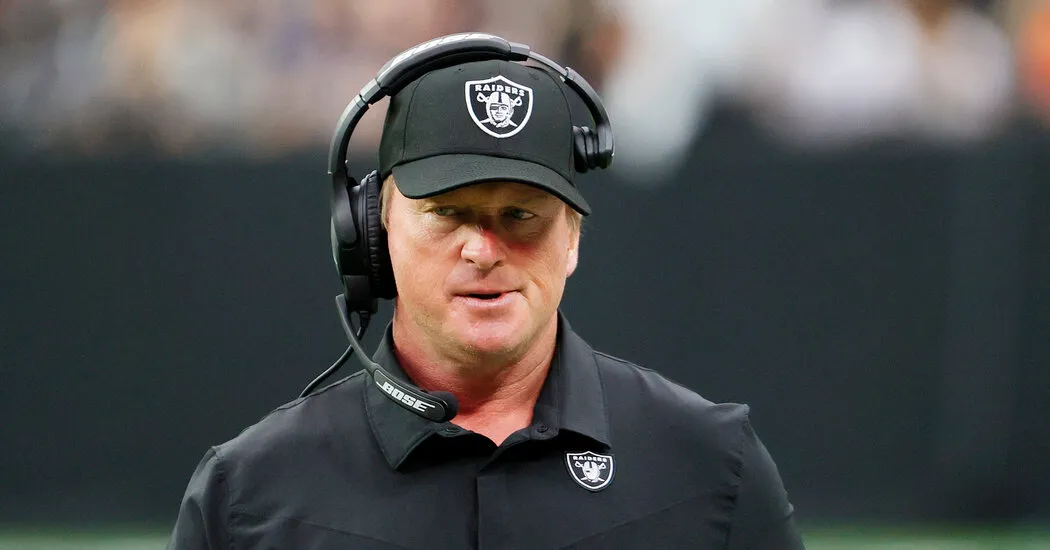 Jon Gruden Accuses N.F.L. of ‘Character Assassination’ in a Lawsuit