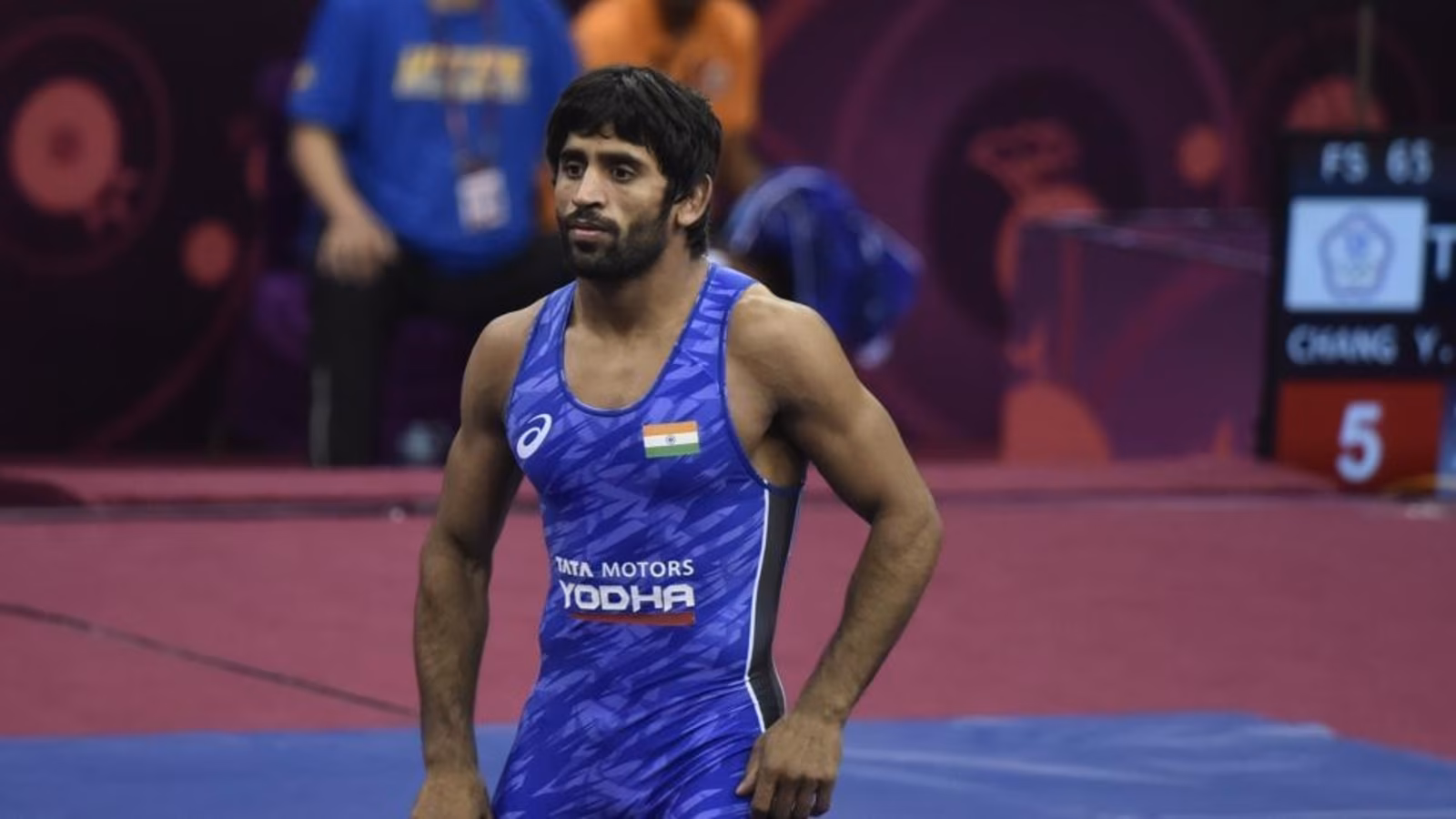 India's Olympic medal hope Bajrang Punia gives an update on his injured knee