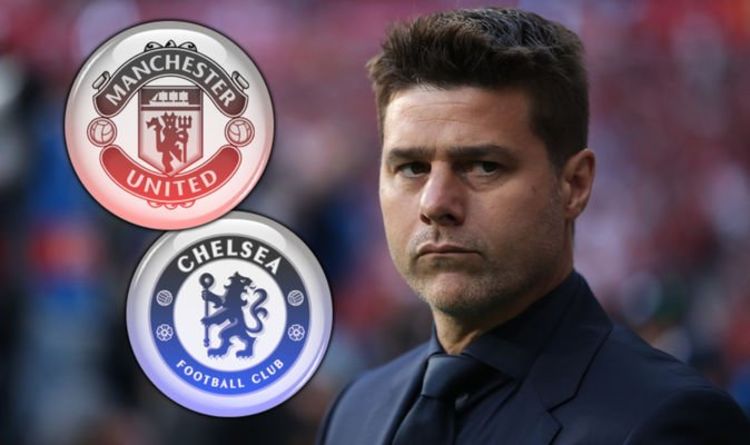 Mauricio Pochettino watching Man Utd and Chelsea