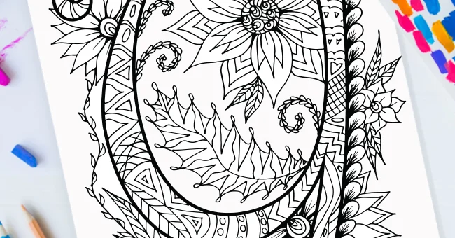 Zentangle Letter Y Design Free Printable | Kids Activities Blog