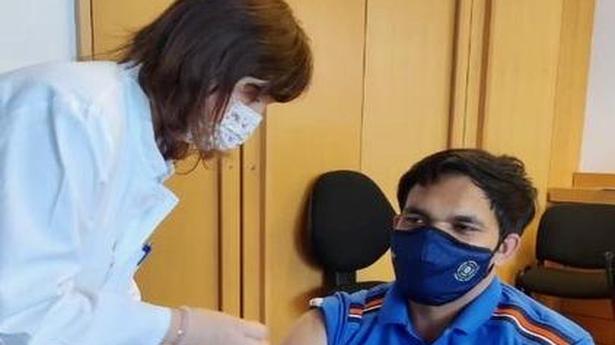Indian squad gets vaccinated in Zagreb