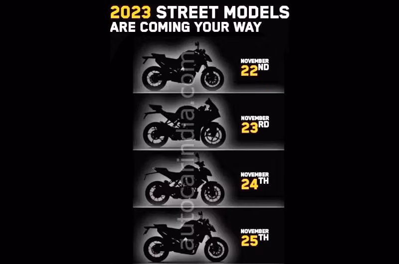 Four new KTM bikes incoming