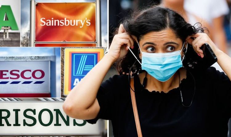 Face mask supermarket rules: Morrisons and Sainsbury's enforce them - Tesco and Lidl rules