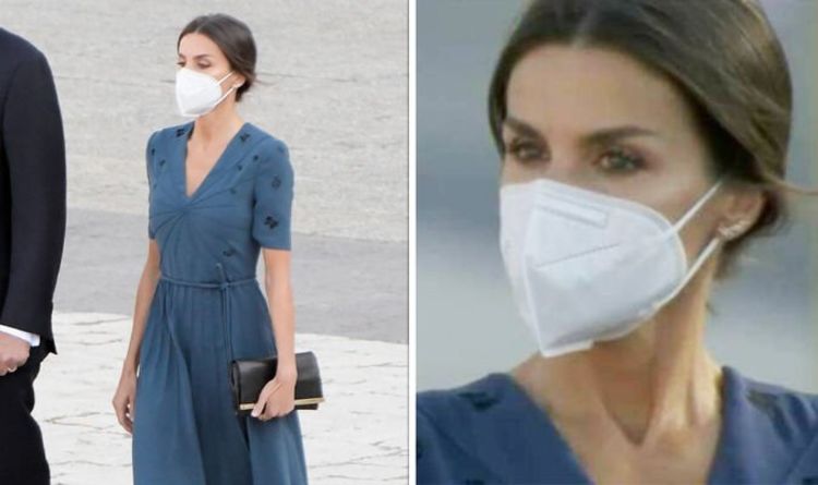 Queen Letizia 'just beautiful' in blue while crying for Covid victims - 'couldn’t help it'