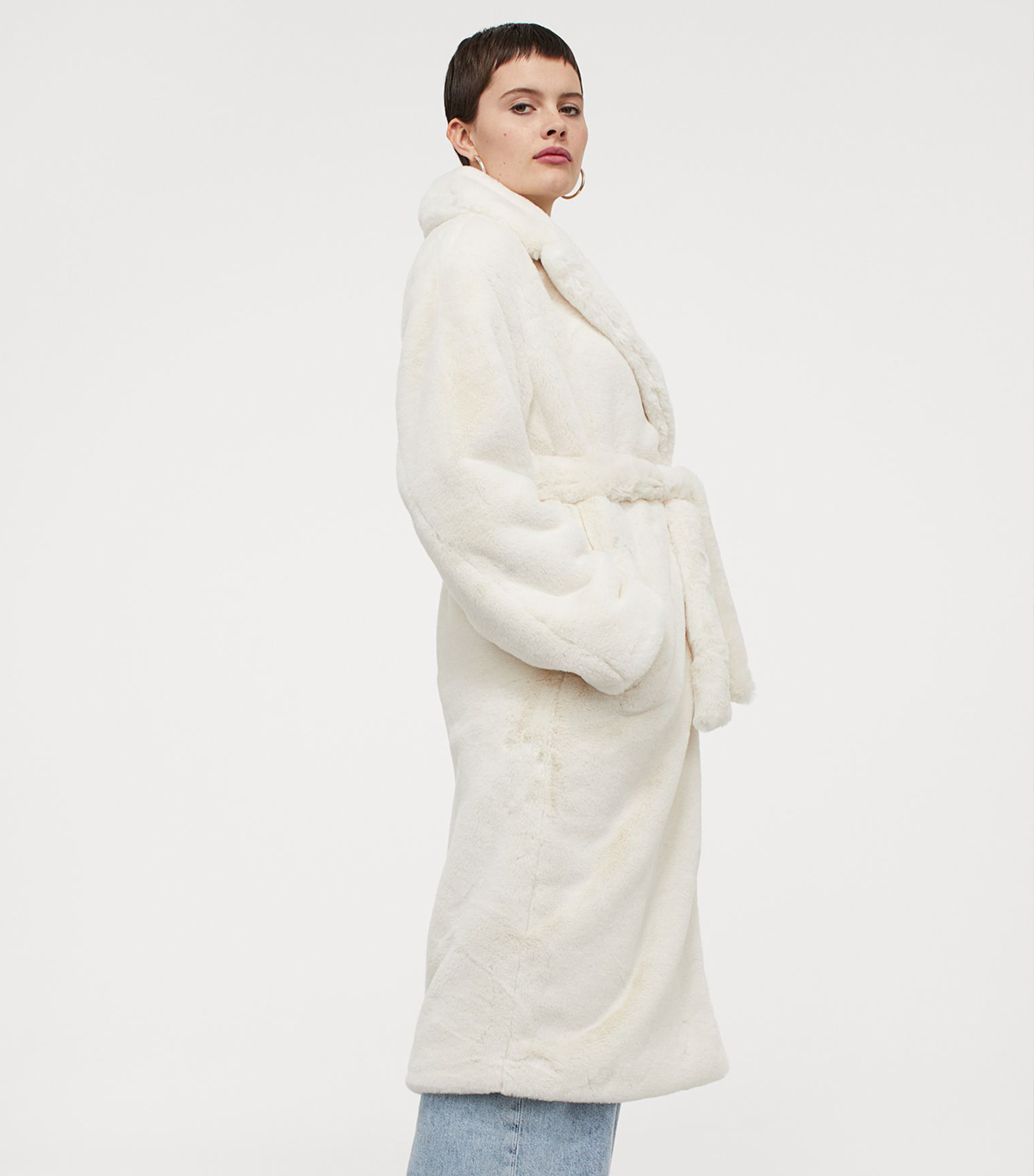 H&M Faux Fur Coat