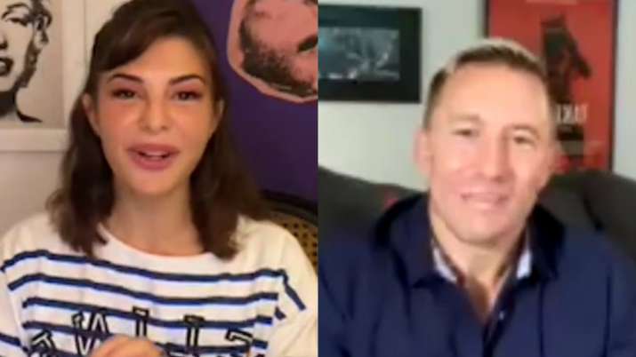 Jacqueline Fernandez, Canadian MMA artist Georges St-Pierre discuss benefits of ice baths; Varun Dhawan reacts