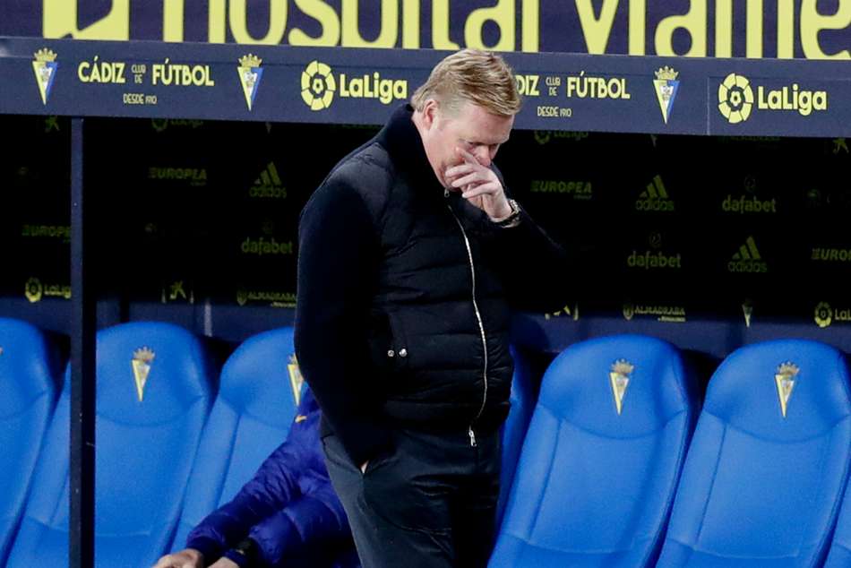 Koeman hits out at fixture schedule after losing Dembele to injury