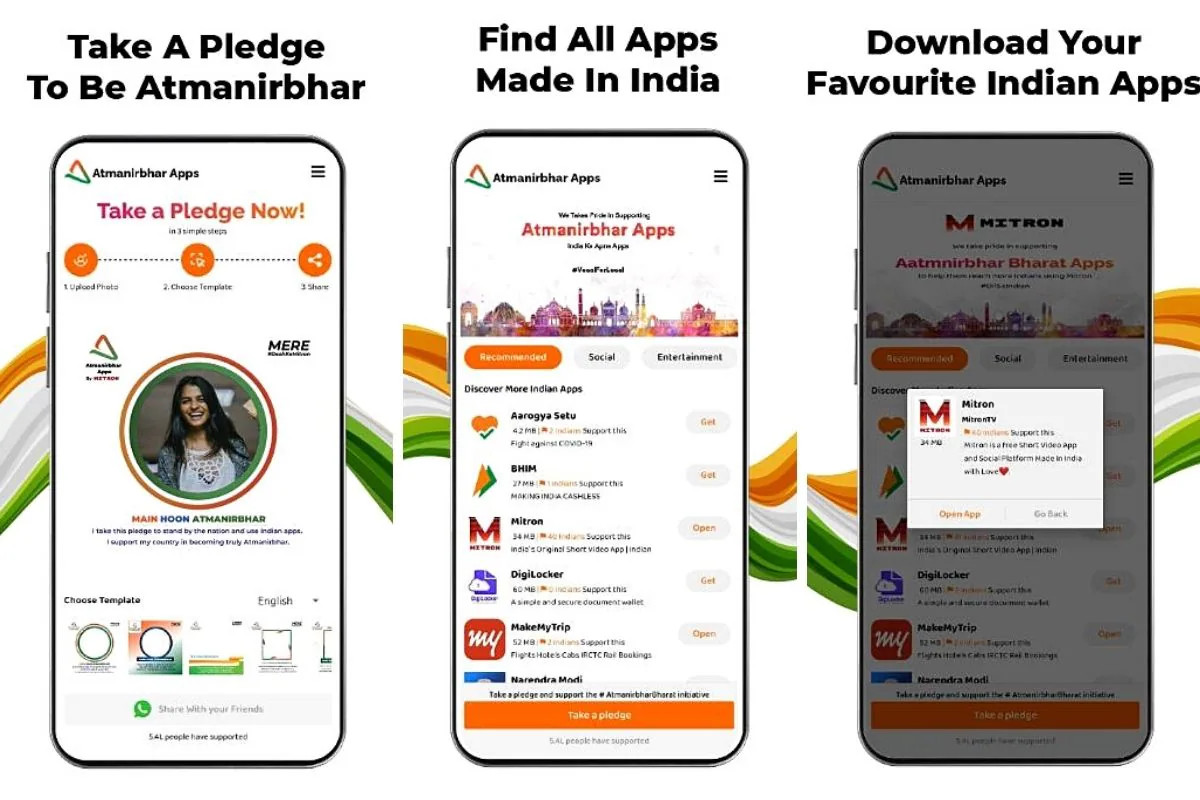 Atmanirbhar Apps by Mitron Now Available for Android Devices, Aims to Promote Made in India Apps