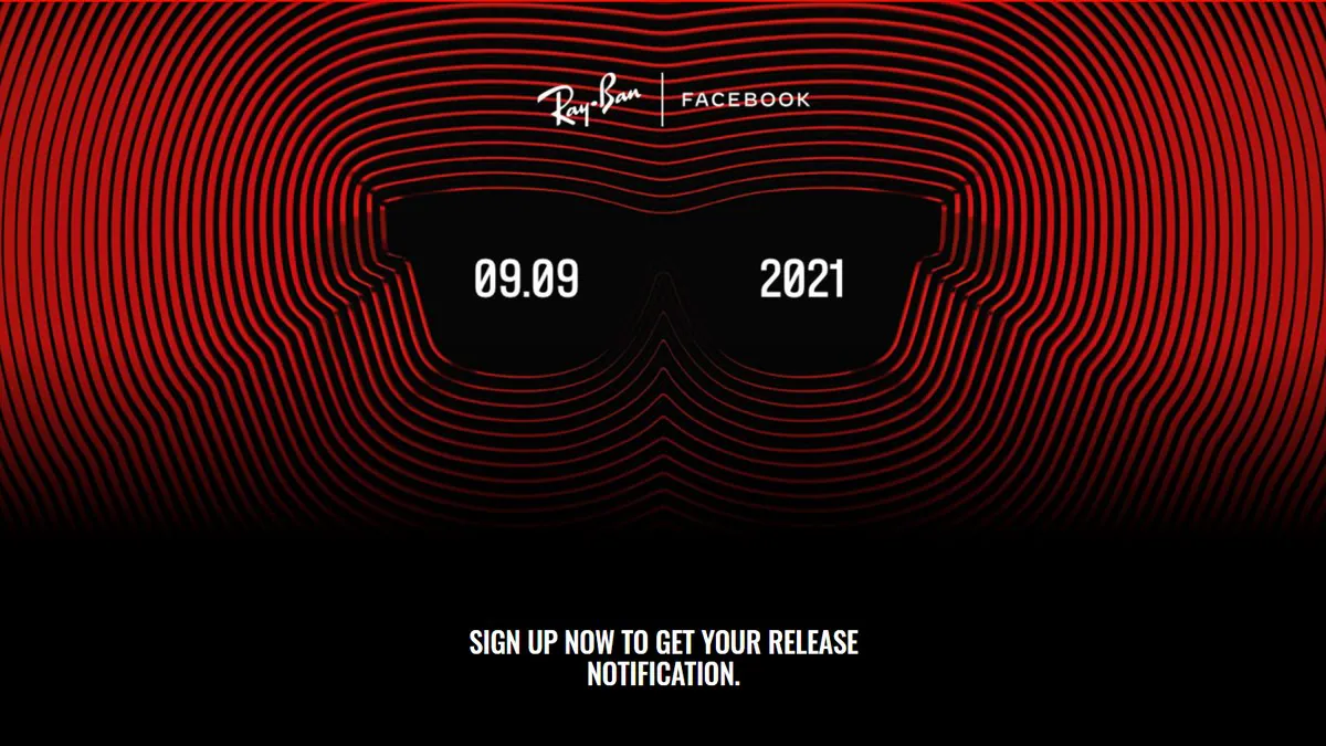 Facebook, Ray-Ban May Reveal Their Smart Glasses on September 9