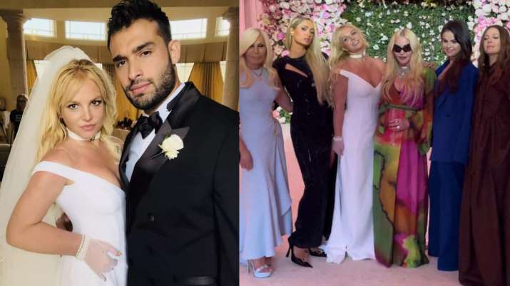 INSIDE Britney Spears-Sam Asghari’s Wedding: Singer looks dreamy, grooves with Drew & Selena Gomez