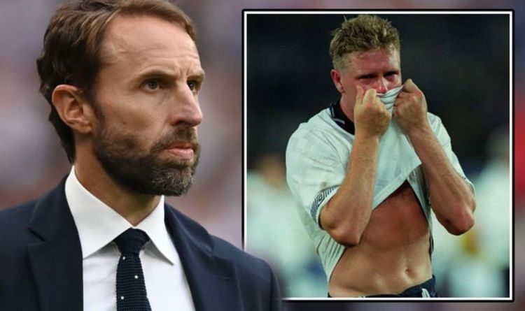 England boss Gareth Southgate teases early Ukraine team news with Paul Gascoigne message