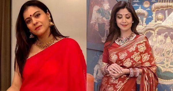 Kajol, Shilpa Shetty, Raveena Tandon — which Bollywood diva rocked the red bridal look on Karwa Chauth? Vote N