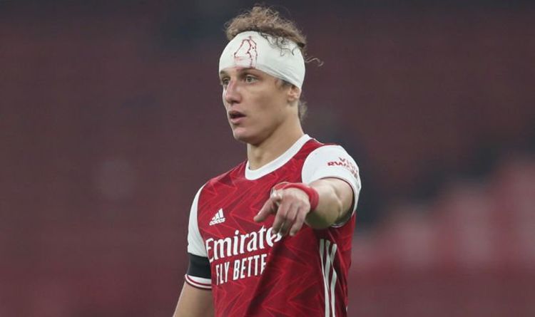 Arsenal boss Mikel Arteta explains delay in David Luiz sub after Raul Jimenez injury clash
