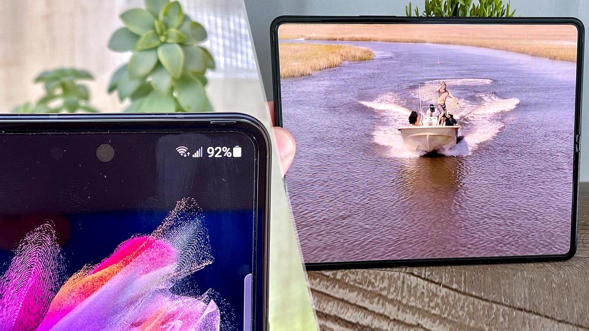 I just tested the Galaxy Z Fold 3's under-display camera — and it's not great