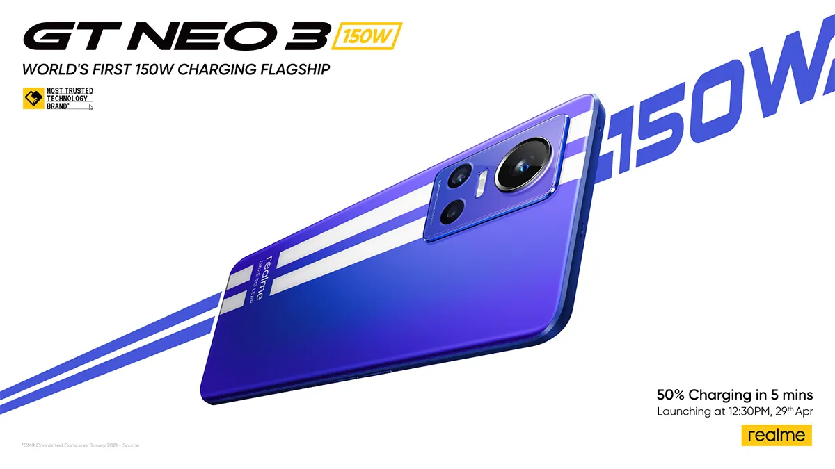 Realme GT Neo 3 India launch gets a date; Coming to India on April 29 - Smartprix