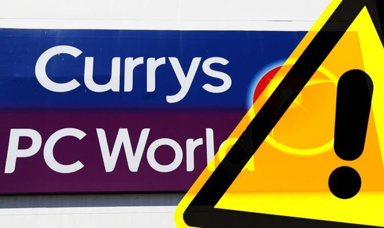 Currys down: Currys PC World website goes down