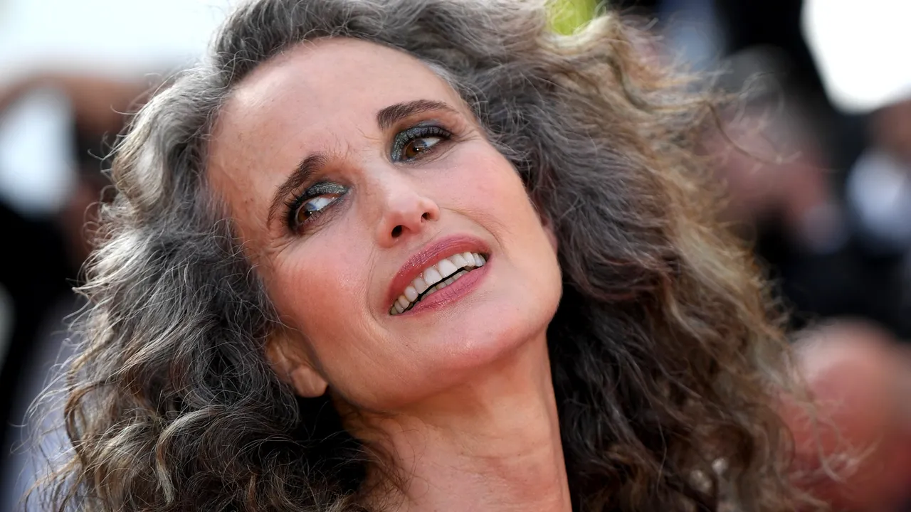 Andie MacDowell on Why Embracing Her Gray Hair Is the Ultimate “Power Move”
