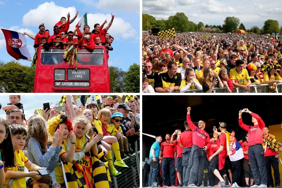When we partied in the park to celebrate Premier League promotion