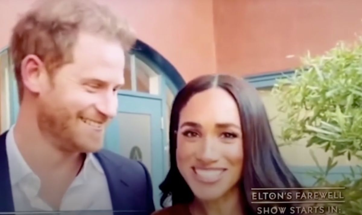 Meghan and Harry 'rather cute' in new video honouring Elton John