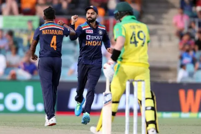 IND vs AUS 3rd ODI: T Natarajan shows 'character' on international debut