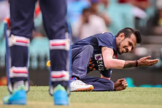 Super-sub Yuzvendra Chahal set a new record during the T20I against Australia