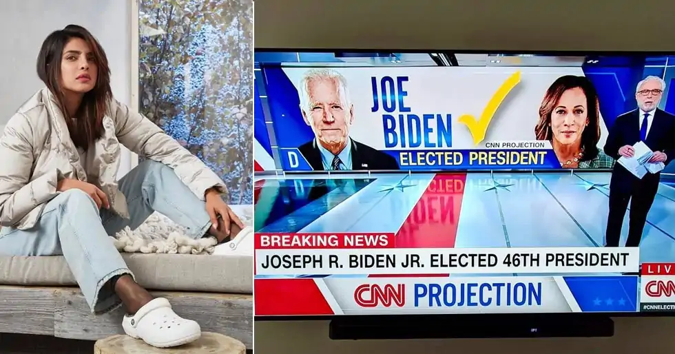 Priyanka Chopra Jonas on Joe Biden becoming the new President of America
